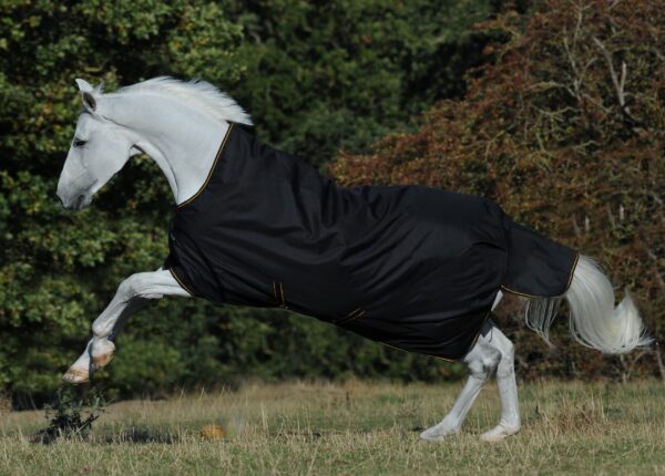 Výběhová deka Irish Turnout High Neck 300g černá, Bucas