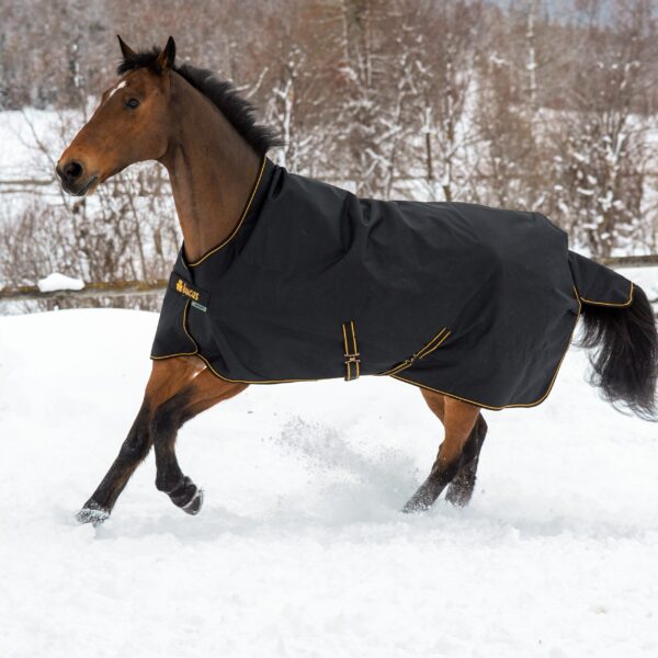 Výběhová deka Irish Turnout High Neck 300g černá, Bucas - Image 7