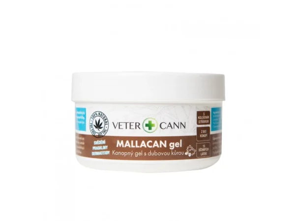 Hojivý gel s konopím a dubovou kůrou - Vetercann Mallacan - Image 2