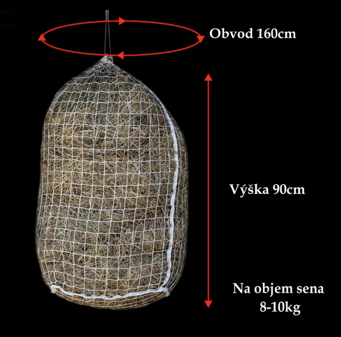 Závěsná síť na seno Haytube Small 8–10 kg - Image 3