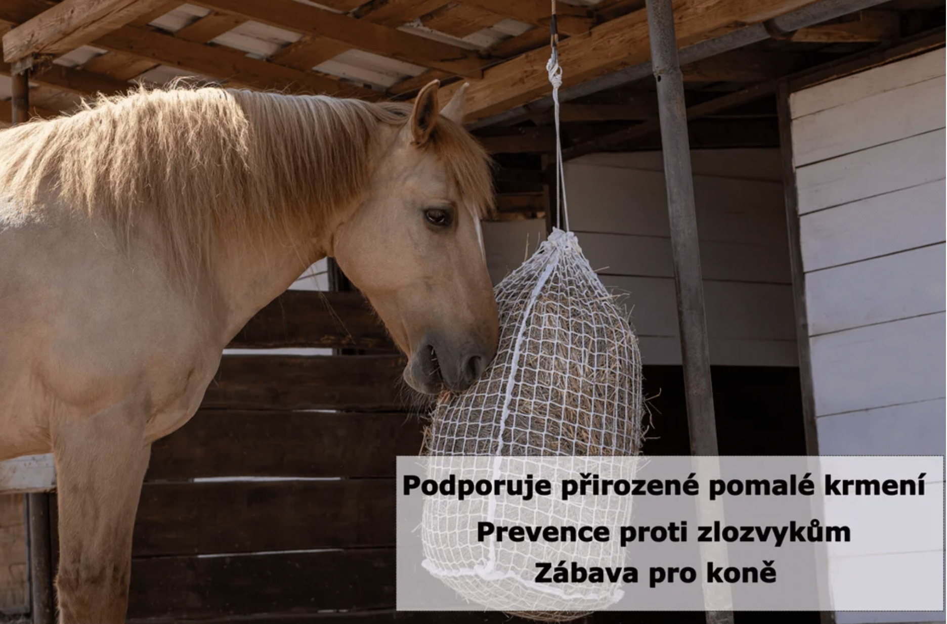 Závěsná síť na seno Haytube Small 8–10 kg - Image 2