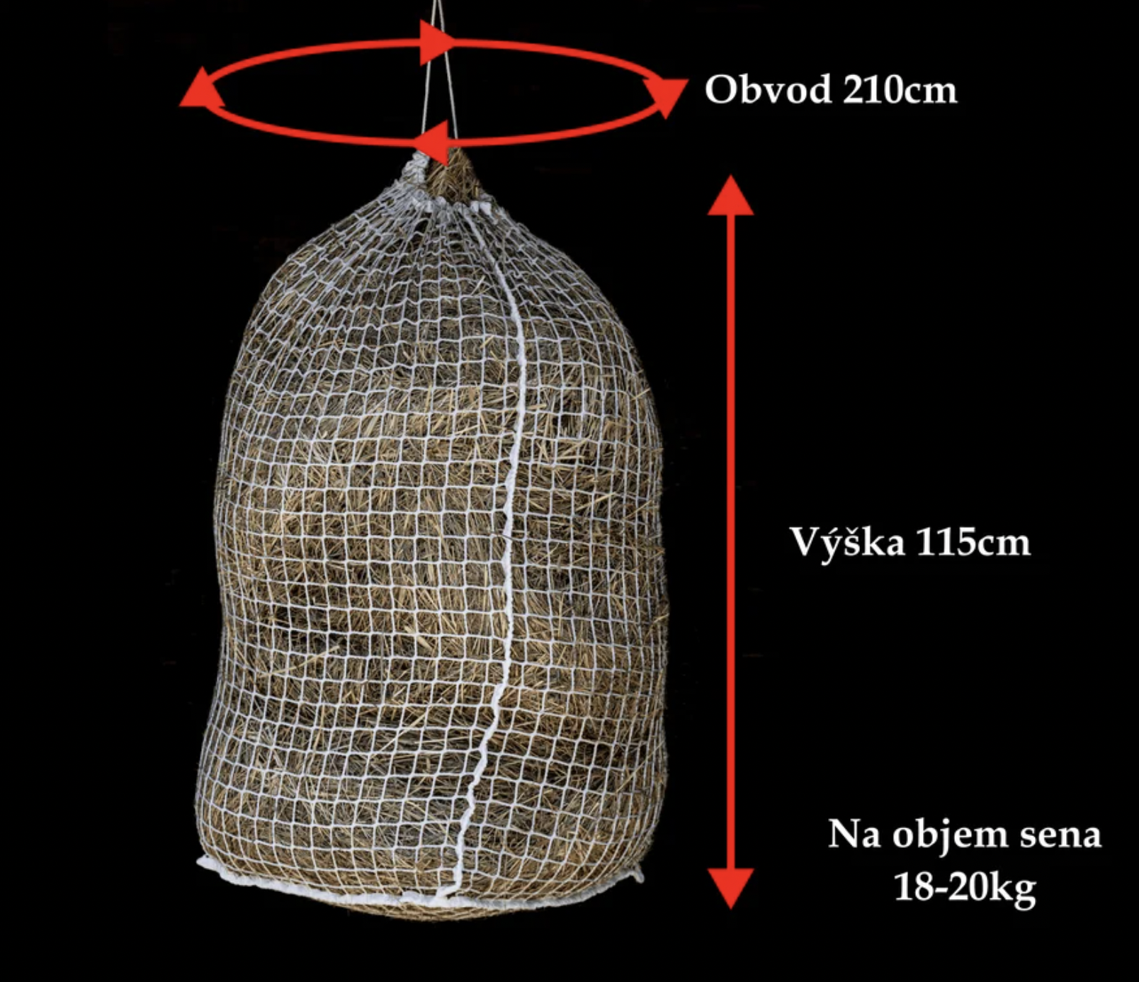Závěsná síť na seno Haytube Large 18–20 kg - Image 2